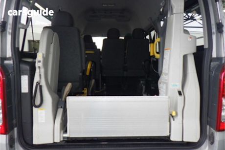 Silver 2017 Toyota HiAce Commercial WELCAB, PEOPLE MOVER, WHEELCHAIR ACCESS