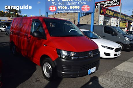 Red 2018 Volkswagen Transporter Van Tdi 340 Crewvan Lwb