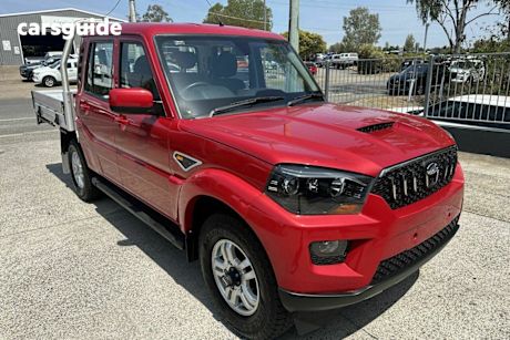 Red 2018 Mahindra PIK-UP Dual Cab Chassis 4Wd