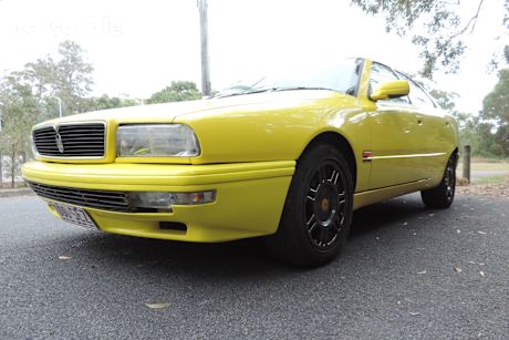 Yellow 1995 Maserati Quattroporte Sedan