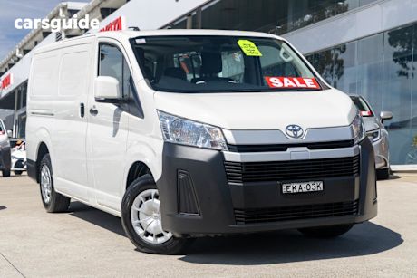 White 2020 Toyota HiAce Commercial R