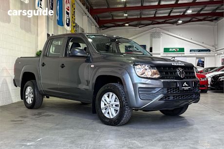 Grey 2020 Volkswagen Amarok Dual Cab Utility Tdi420 Core 4Motion (4X4)