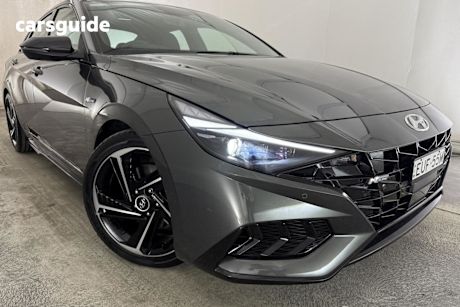 Grey 2022 Hyundai I30 Sedan N Line Premium