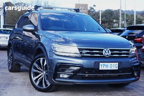 Green 2021 Volkswagen Tiguan Wagon Allspace 162 Tsi Highline