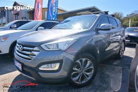 Grey 2014 Hyundai Santa FE SUV HIGHLANDER