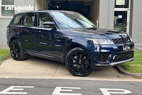 Blue 2020 Land Rover Range Rover Sport Wagon Sdv6 Se (183Kw)