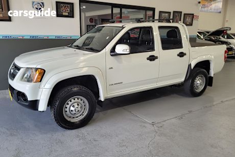 White 2011 Holden Colorado Crew Cab Pickup Lx (4X2)