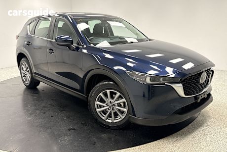 Blue 2023 Mazda CX-5 SUV G25 MAXX SPORT F