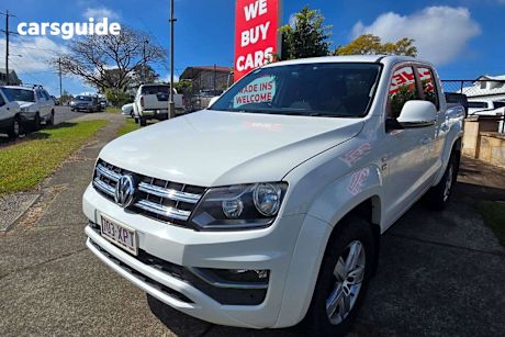 White 2017 Volkswagen Amarok Ute Tray TDI550 SPORTLINE 4X4