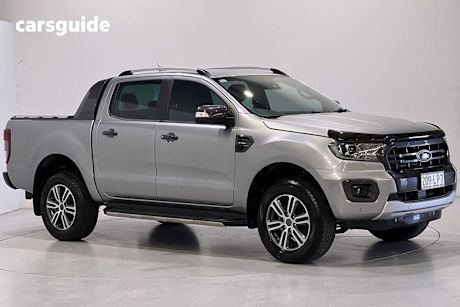 Silver 2021 Ford Ranger Ute Tray WILDTRAK 4X4