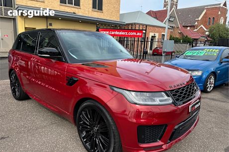 Red 2018 Land Rover Range Rover Sport Wagon Sdv6 Hse Dynamic (225Kw)