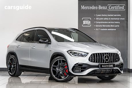 Silver 2022 Mercedes-Benz GLA-Class SUV GLA45 AMG S 4WD