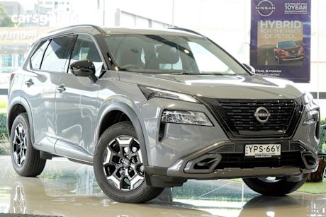 Grey 2025 Nissan X-Trail Wagon N-Trek (2Wd)