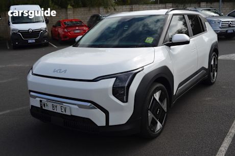 White 2025 Kia Ev3 Wagon Earth 2Wd Lr Subtle Grey