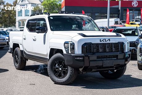 White 2025 Kia Tasman Ute Tray X-LINE 4X4