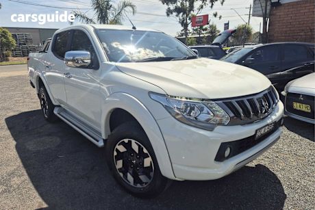 White 2016 Mitsubishi Triton Dual Cab Utility Exceed (4X4)