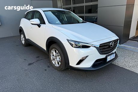 White 2024 Mazda CX-3 SUV G20 PURE F