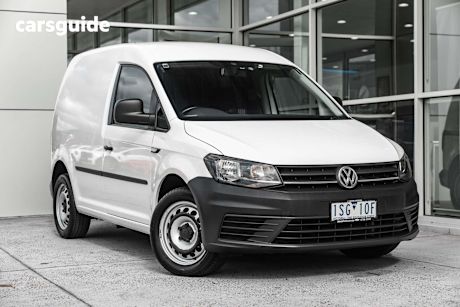 White 2020 Volkswagen Caddy Commercial TSI220 F