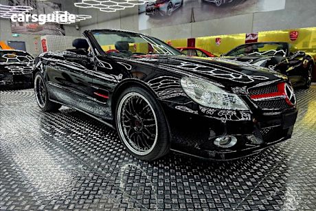 Black 2010 Mercedes-Benz SL-Class Sedan SL350 R