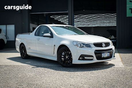 White 2013 Holden UTE Ute Tray SS V REDLINE R