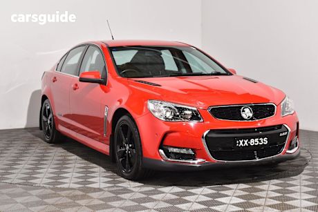 Red 2016 Holden Commodore Sedan SS V R