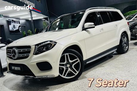 White 2017 Mercedes-Benz GLS-Class SUV GLS350 D 4WD