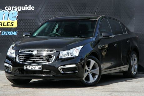 Black 2016 Holden Cruze Sedan Z-SERIES F