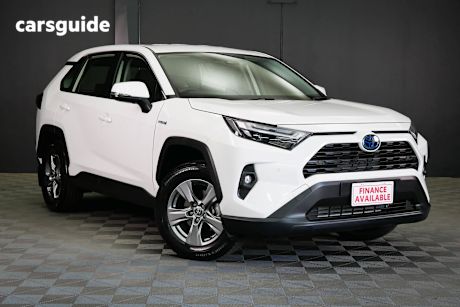 White 2024 Toyota RAV4 Wagon Gx (2Wd) Hybrid