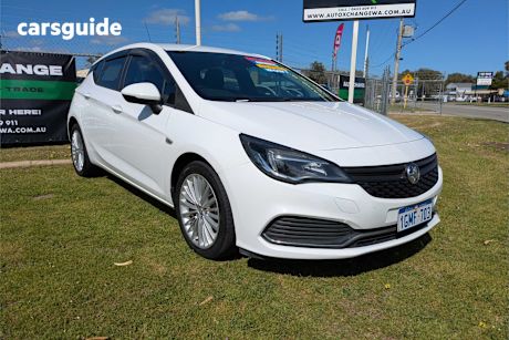 White 2017 Holden Astra Hatchback R