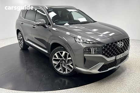 Grey 2023 Hyundai Santa FE SUV HIGHLANDER 4X4
