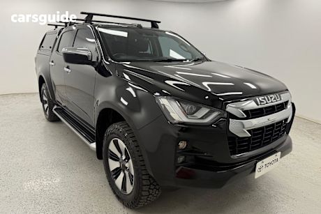 Black 2022 Isuzu D-MAX Space Cab Utility Ls-U (4X4)