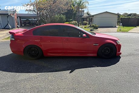 Red 2007 Holden Commodore Sedan SV6 R