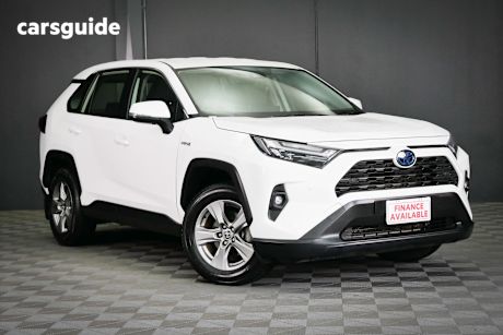White 2023 Toyota RAV4 Wagon Gx (2Wd) Hybrid