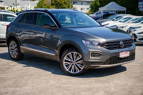 Grey 2021 Volkswagen T-ROC Wagon 110Tsi