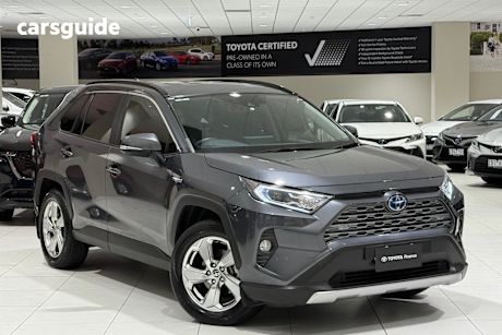 Silver 2021 Toyota RAV4 Hybrid SUV GXL 4X4