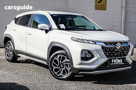 White 2025 Suzuki Fronx SUV HYBRID F