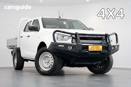 White 2021 Isuzu D-MAX Ute Tray SX 4X4
