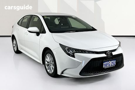 White 2021 Toyota Corolla Sedan Ascent Sport