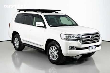 White 2021 Toyota Landcruiser Wagon Lc200 Sahara (4X4)