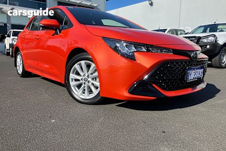 Orange 2023 Toyota Corolla Hatch ASCENT SPORT F