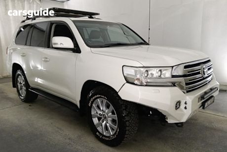 White 2016 Toyota Landcruiser Wagon Vx (4X4)