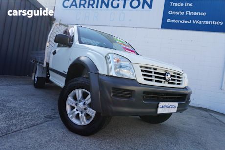 White 2003 Holden Rodeo Cab Chassis Lx