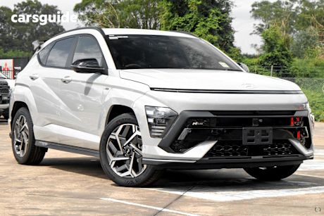 Grey 2025 Hyundai Kona SUV HYBRID PREMIUM N LINE F