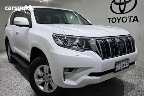 White 2021 Toyota Landcruiser Prado SUV GXL 4X4