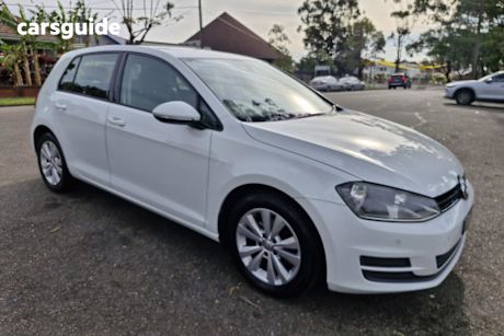 White 2013 Volkswagen Golf Hatch 90TSI COMFORTLINE F