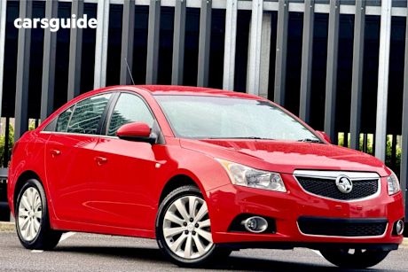 Red 2011 Holden Cruze Sedan Cdx