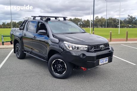 Black 2019 Toyota Hilux Ute Tray RUGGED X 4X4