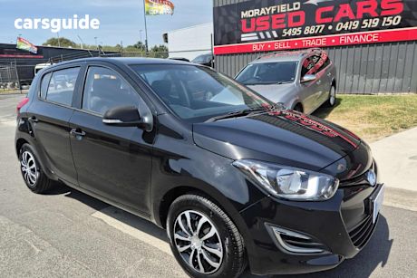 Black 2015 Hyundai I20 Hatchback Active