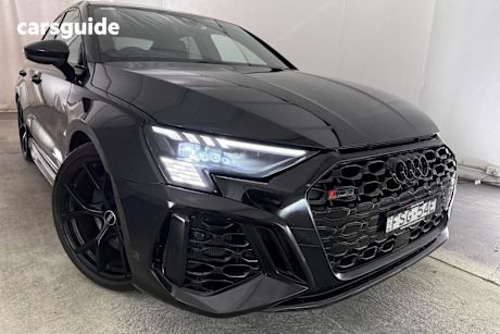 Black 2022 Audi RS3 Sedan 2.5 Tfsi S Tronic