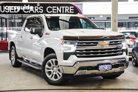 White 2023 Chevrolet Silverado Ute Tray 1500 LTZ PREMIUM W/TECH PACK 4X4